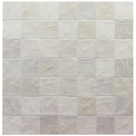 Zellige Light Ash Ceramic Tile Zellige Light Ash Ceramic Tile