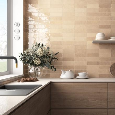Zellige Fossil Ceramic Tile Zellige Fossil Ceramic Tile