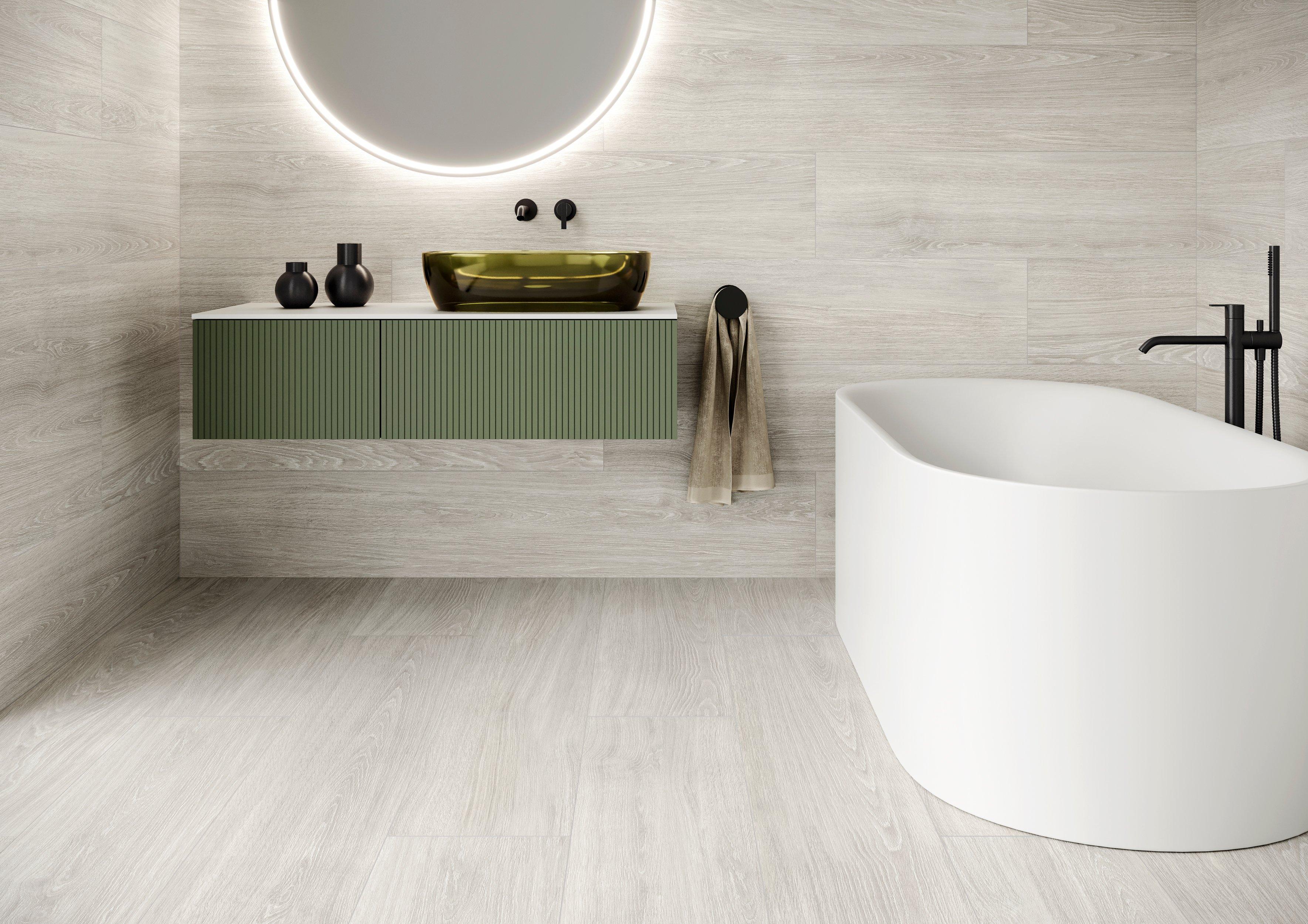 Outer Banks Mist Wood Look Matte Porcelain Tile