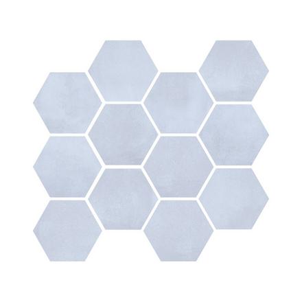 Luxe Sky Hexagon Matte Porcelain Mosaic Luxe Sky Hexagon Matte Porcelain Mosaic