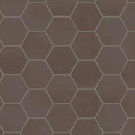 Luxe Umber Hexagon Matte Porcelain Mosaic Luxe Umber Hexagon Matte Porcelain Mosaic