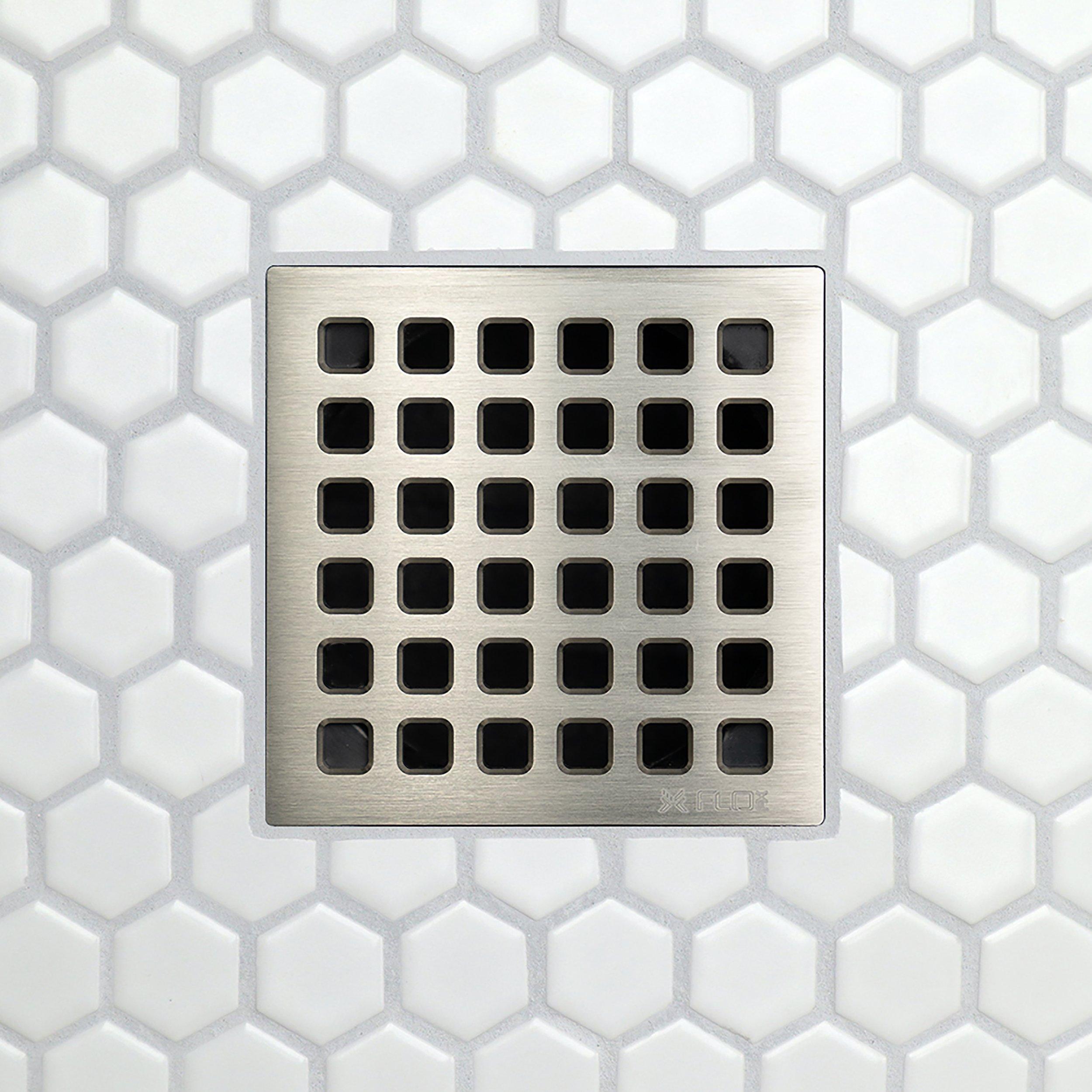 FloFX Classic 4in. Grate Brushed Nickel