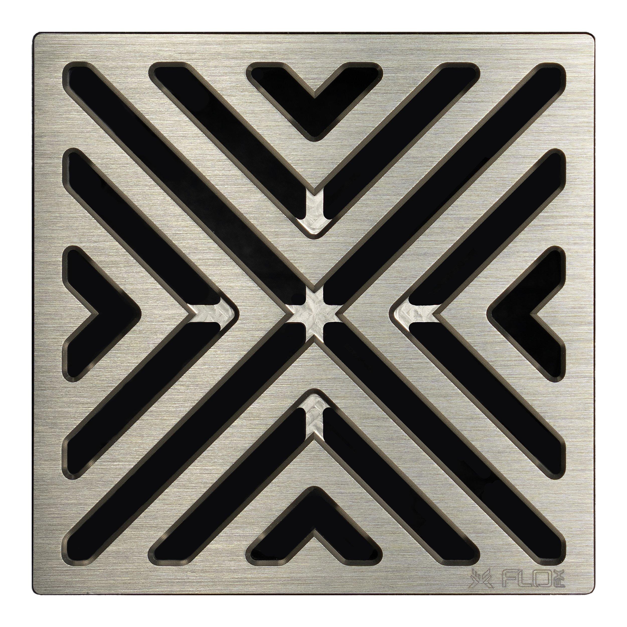 FloFX X Factor 4in. Grate Brushed Nickel
