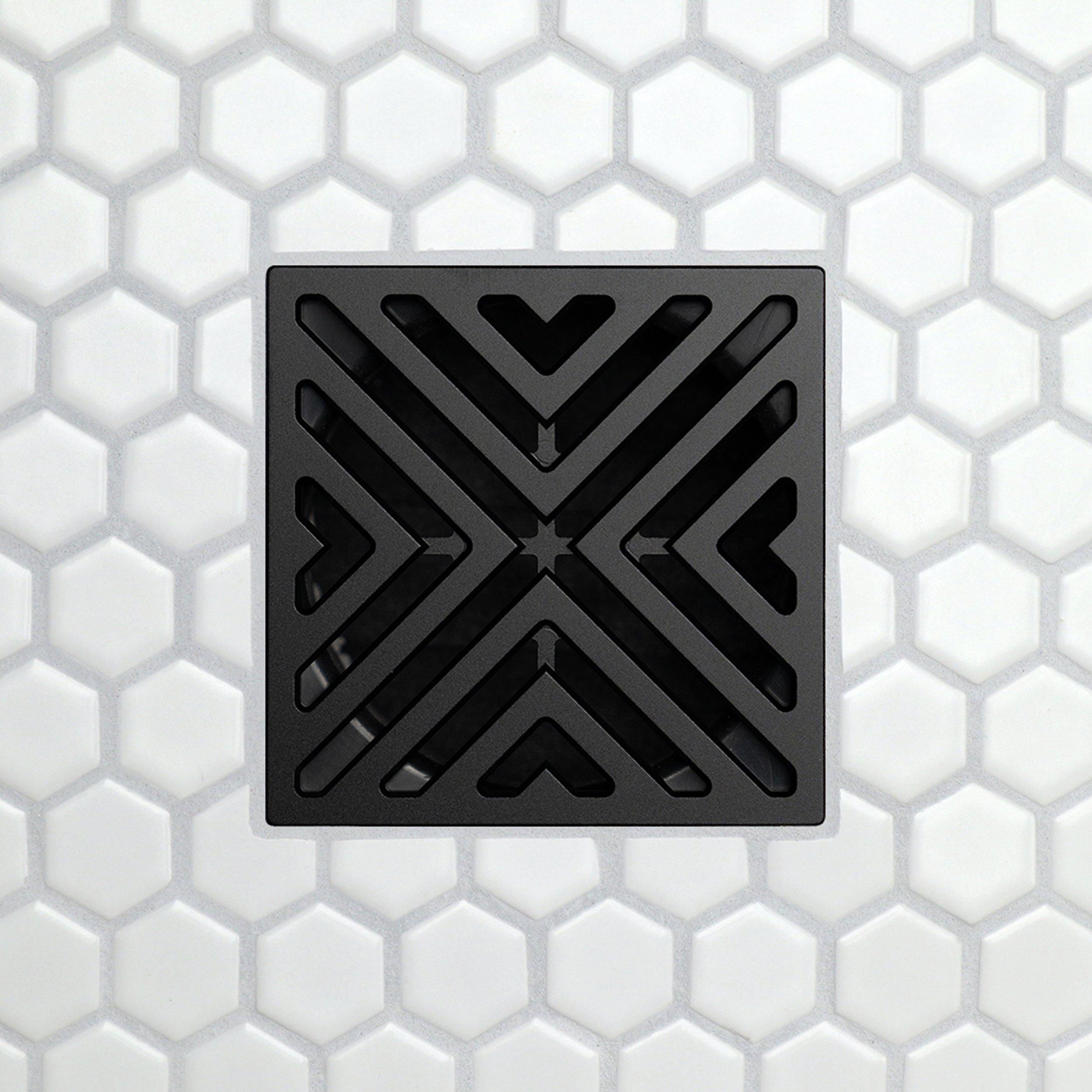 FloFX X Factor 4in. Grate Matte Black