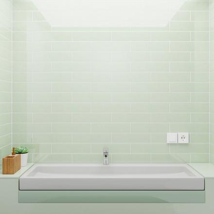 Pure Spearmint Glass Tile Pure Spearmint Glass Tile
