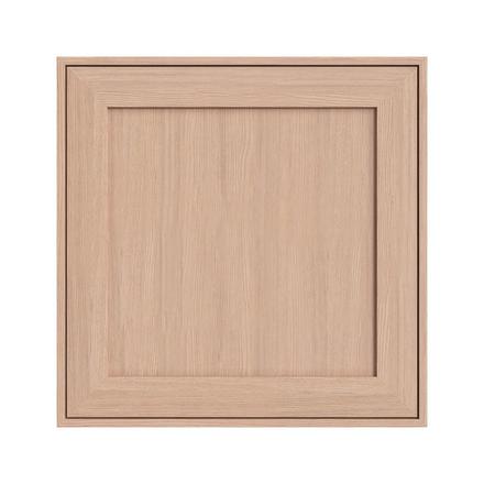 Ambrose Stained Sandbar Rift-Cut Oak Cabinet Door Sample Ambrose Stained Sandbar Rift-Cut Oak Cabinet Door Sample