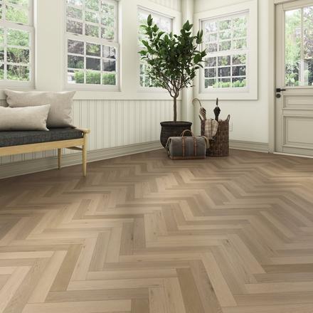 Harper Herringbone Waterproof Rigid Core Luxury Vinyl Plank - Cork Pad Harper Herringbone Waterproof Rigid Core Luxury Vinyl Plank - Cork Pad