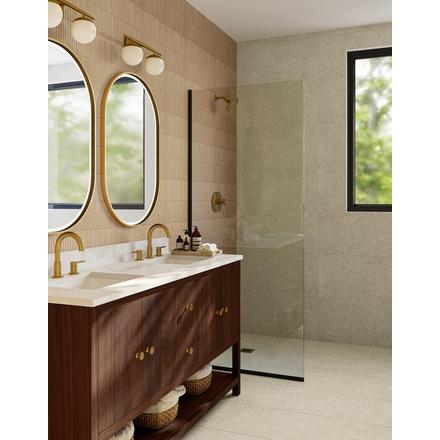 Jasper Natural Brass Double Sconce Jasper Double Sconce