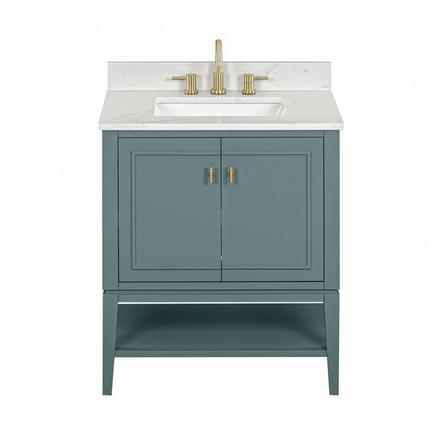 Arietta 31 in. Ocean Vanity with Quartz Top Arietta 31 in. Ocean Vanity with Quartz Top