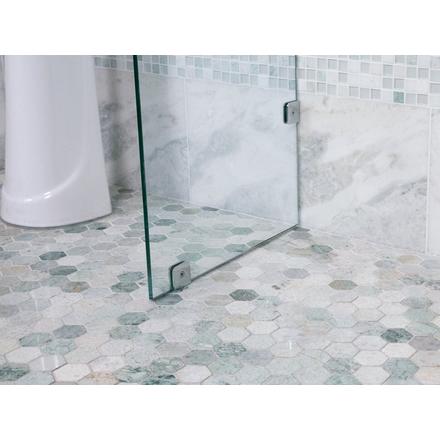 Caribbean Green II Hexagon Polished Marble Mosaic Caribbean Green II Hexagon Polished Marble Mosaic