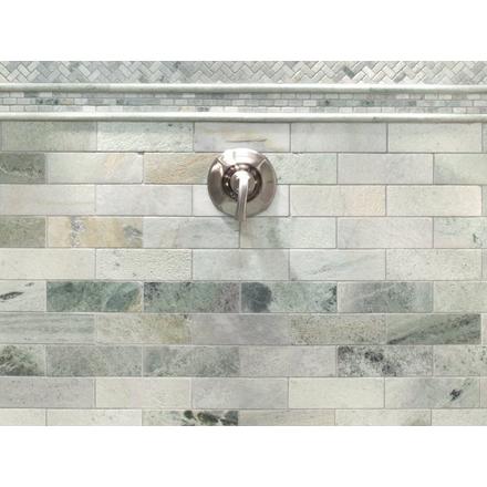 Caribbean Green II Tumbled Marble Tile Caribbean Green II Tumbled Marble Tile