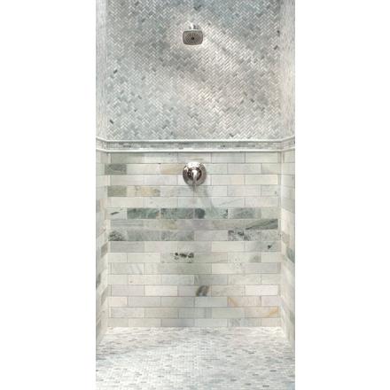 Caribbean Green II Tumbled Marble Tile Caribbean Green II Tumbled Marble Tile