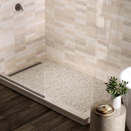 Crema Velluto Pixel Marble Mosaic Crema Velluto Pixel Marble Mosaic