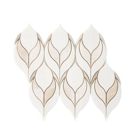 Crema Velluto Dolomite Chloe Waterjet Marble Mosaic Crema Velluto Dolomite Chloe Waterjet Marble Mosaic