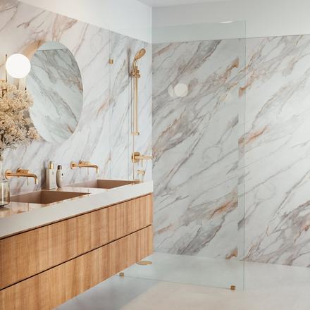 Carrara Forza Waterproof Resilient Shower and Wall Panel Carrara Forza Waterproof Resilient Shower and Wall Panel