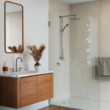 Cenere Fina Waterproof Resilient Shower and Wall Panel Cenere Fina Waterproof Resilient Shower and Wall Panel