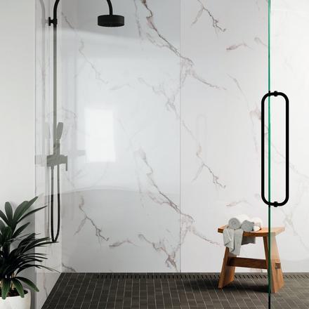 Bianco Strada Waterproof Resilient Shower and Wall Panel Bianco Strada Waterproof Resilient Shower and Wall Panel