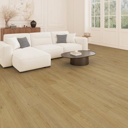 Amber Falls Waterproof Rigid Core Luxury Vinyl Plank - Cork Pad Amber Falls Waterproof Rigid Core Luxury Vinyl Plank - Cork Pad