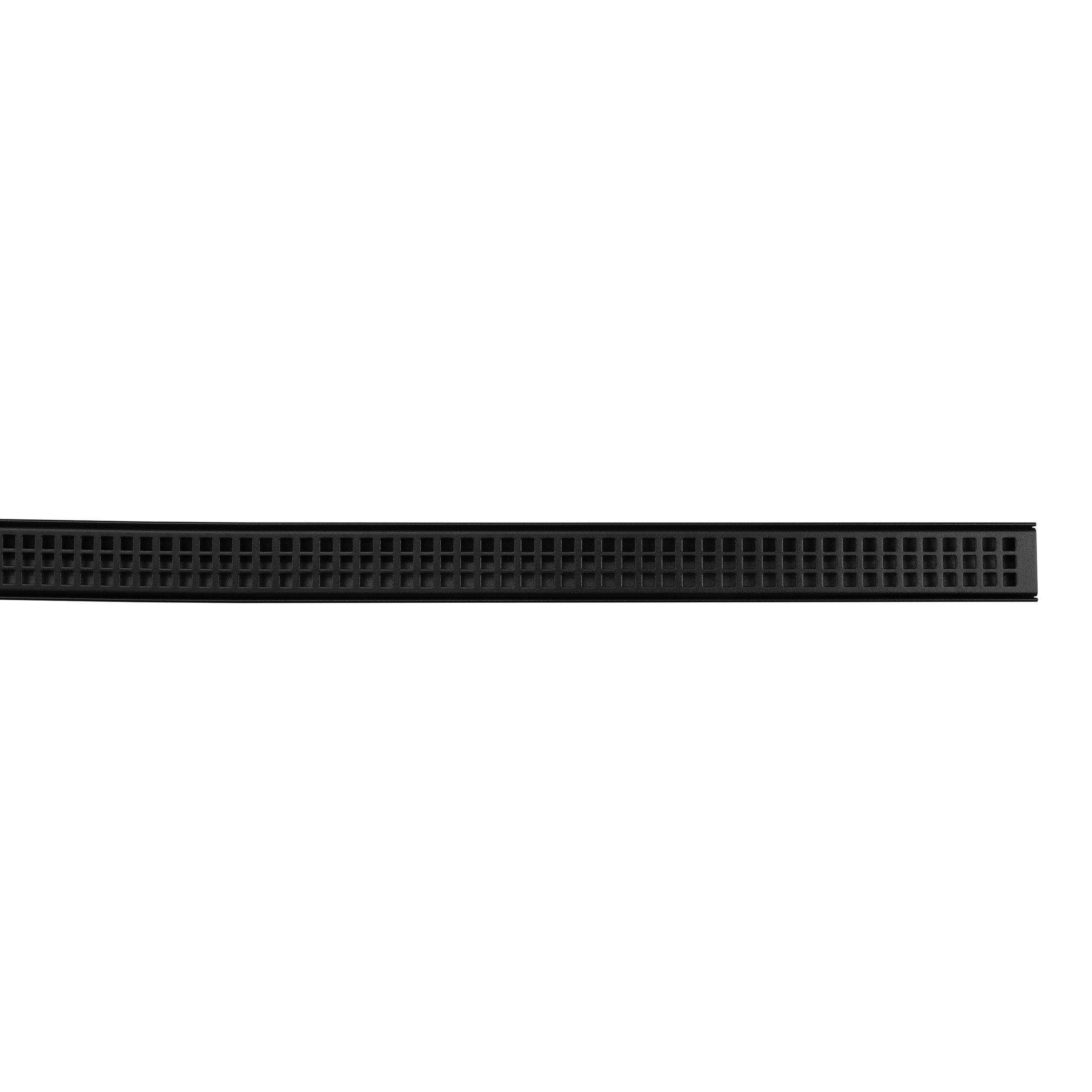 Schluter Kerdi-Line 4ft. Matte Black Square Vario Linear Drain