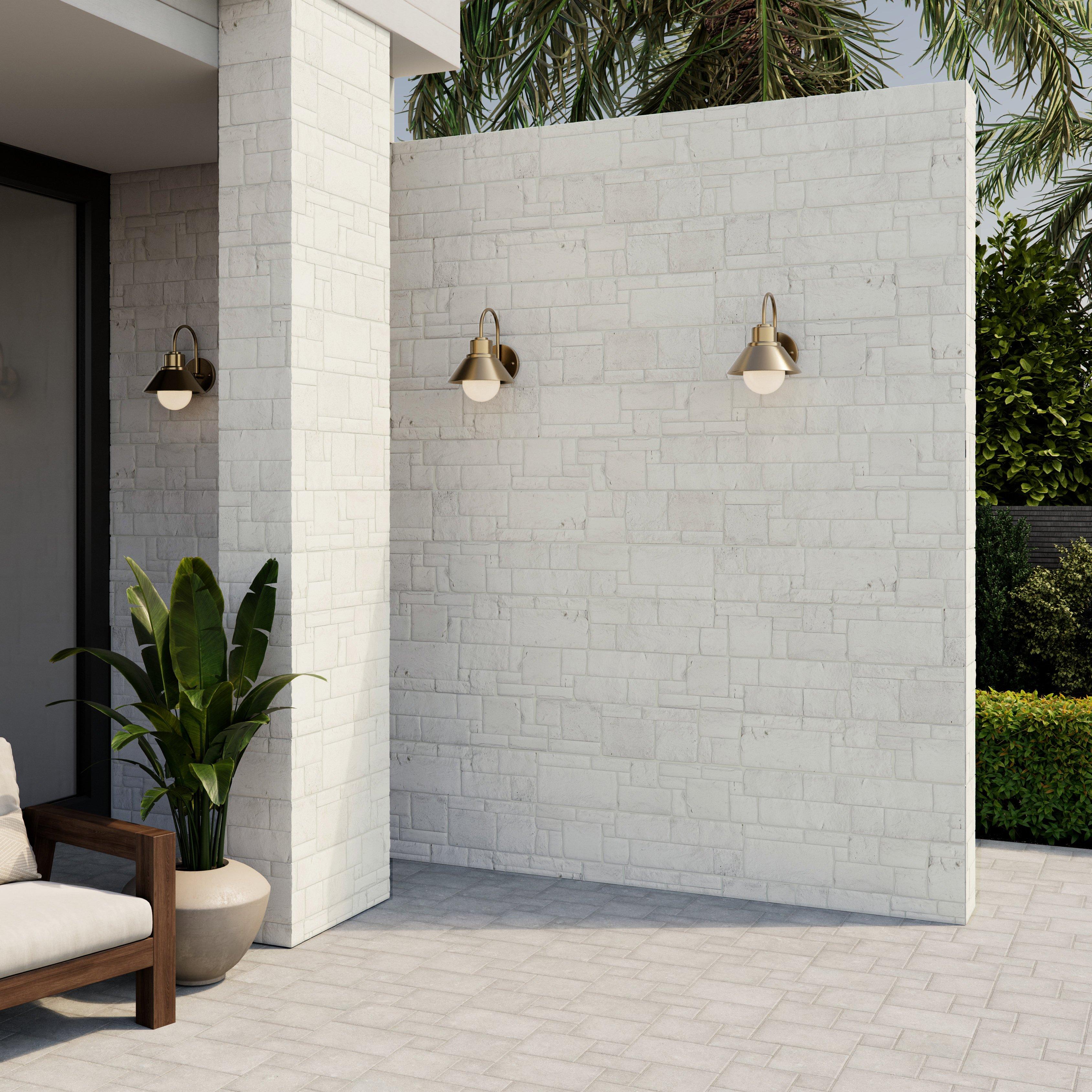 Luna Perla Split Face Limestone Ledger Panel
