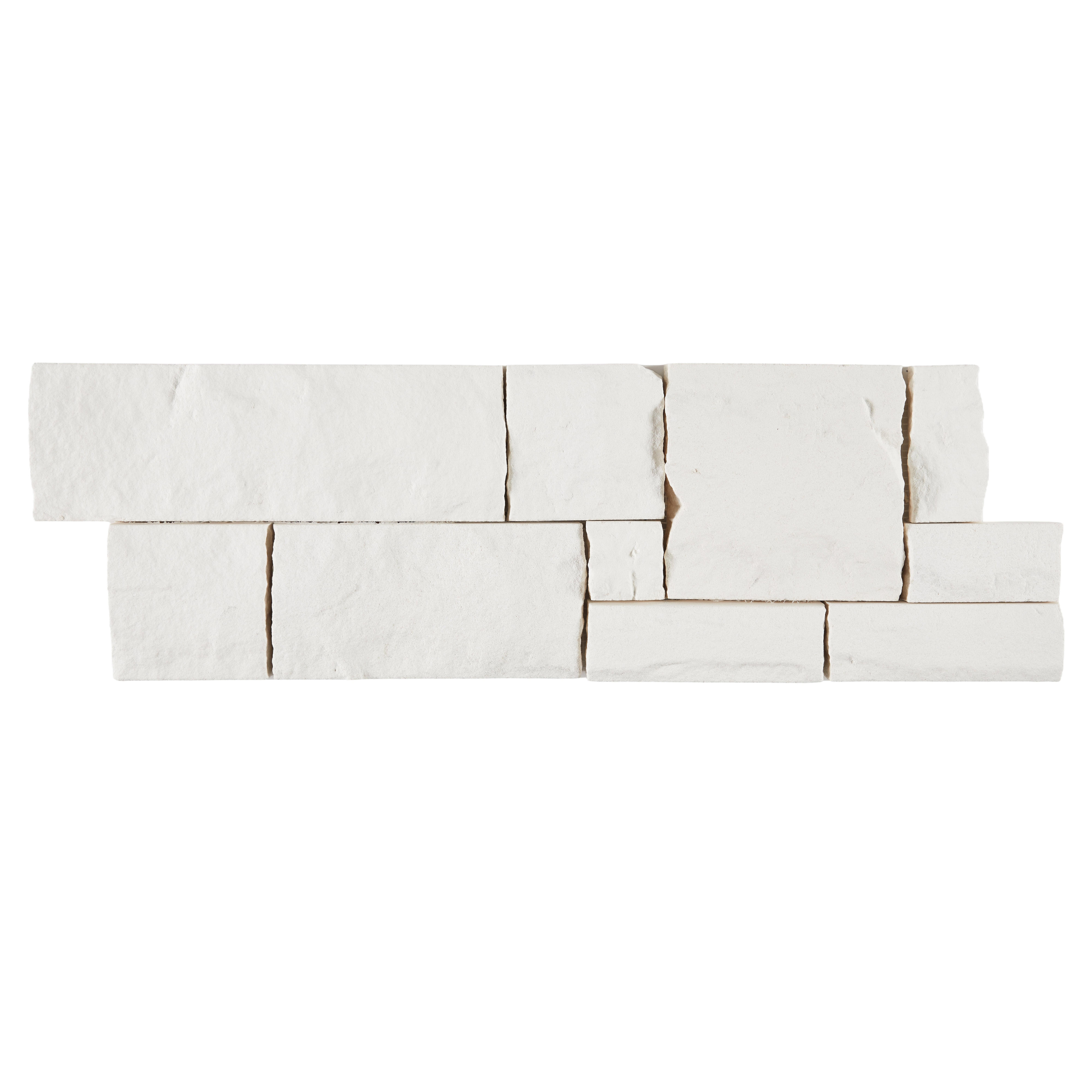Luna Perla Split Face Limestone Ledger Panel