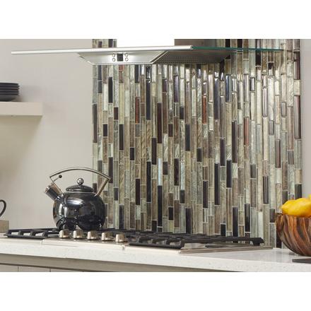 Reflections Light Polished Linear Glass Mosaic Reflections Light Polished Linear Glass Mosaic