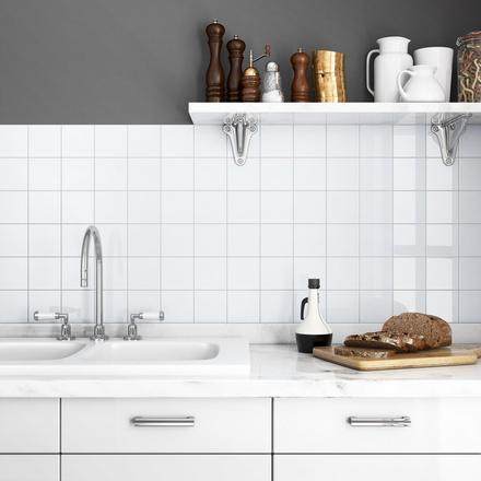 Bright White Ice Ceramic Wall Tile Bright White Ice Ceramic Wall Tile