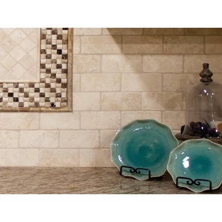 Crema Antiqua Tumbled Travertine Tile Crema Antiqua Tumbled Travertine Tile