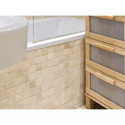 Crema Antiqua Tumbled Travertine Mosaic Crema Antiqua Tumbled Travertine Mosaic