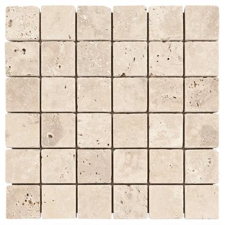 Crema Antiqua Tumbled Travertine Mosaic Crema Antiqua Tumbled Travertine Mosaic