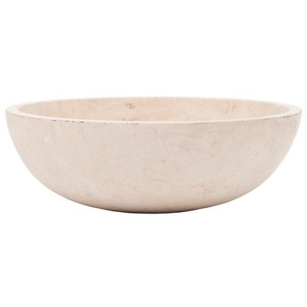 Light Round Travertine Sink Light Round Travertine Sink