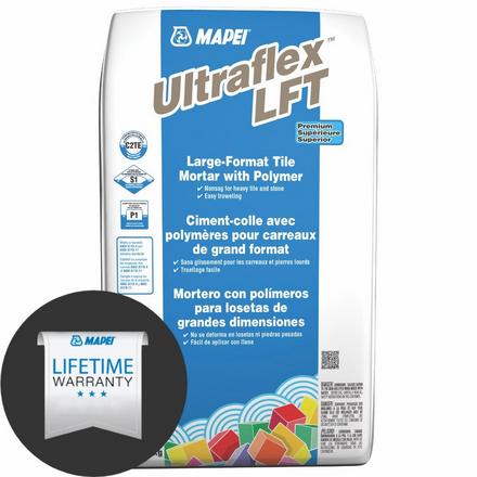 Mapei Ultraflex LFT Gray - Large Format Tile Mortar Mapei Ultraflex LFT Large Format Tile Mortar