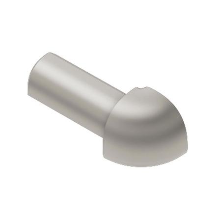 Schluter-Rondec Outside Corner for 3/8in. Satin Nickel Anodized Aluminum Rondec Profile Schluter-Rondec Outside Corner for 3/8in. Satin Nickel Anodized Aluminum Rondec Profile
