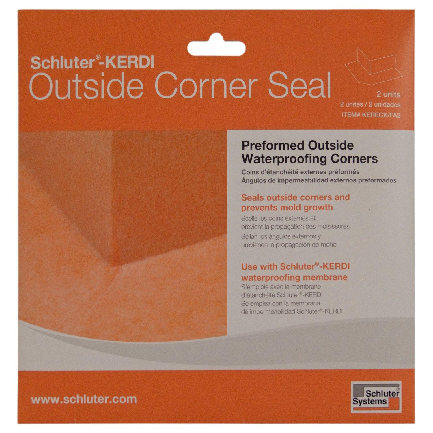 Schluter Kerdi-Kereck Outside Corner 90 Degrees - 2 pack