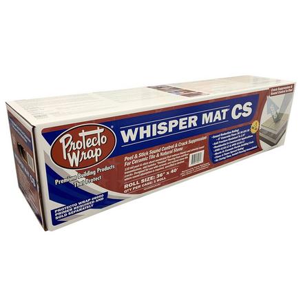 Whisper Mat Sound Control Membrane for Ceramic and Stone Tile Whisper Mat Sound Control Membrane for Ceramic and Stone Tile