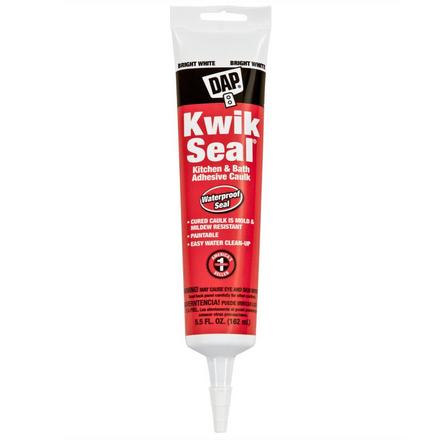 Dap Kwik Seal White Tub and Tile Sealer Dap Kwik Seal White Tub and Tile Sealer