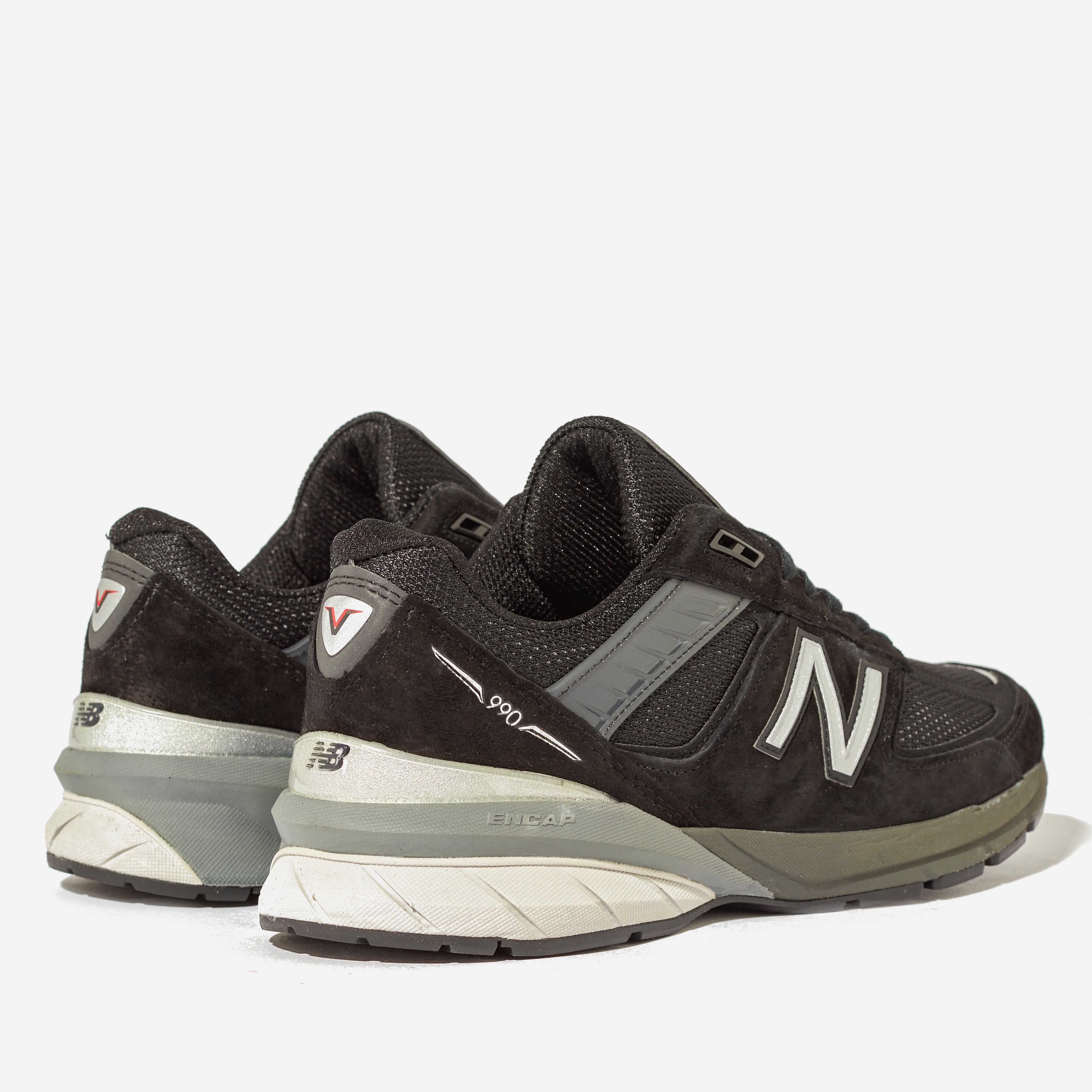 Black New Balance 990 V5 'Made In USA' | HIP