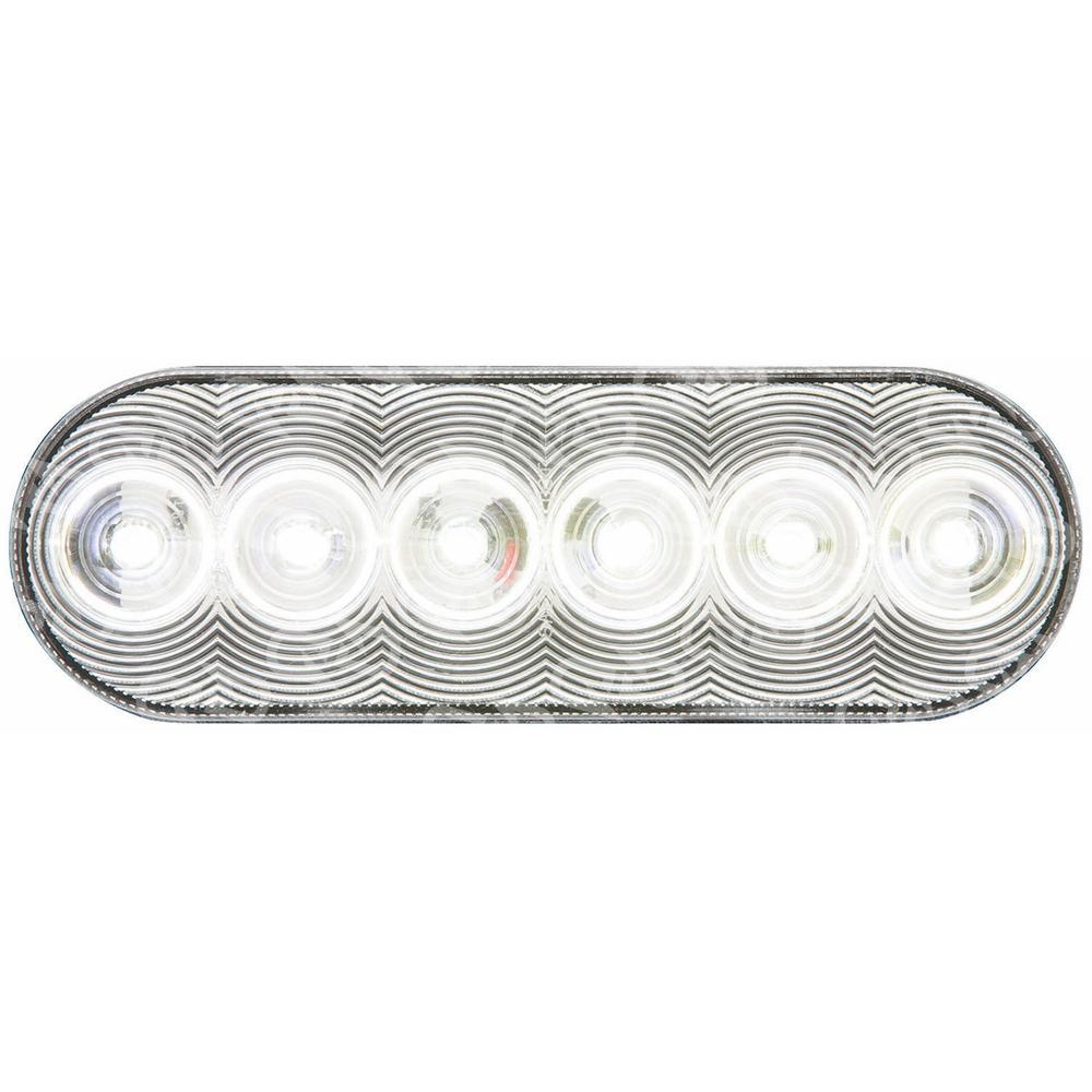 Optronics Oval BackUp LED Light, Fleet Count, 6inch, Six Diodes OPT