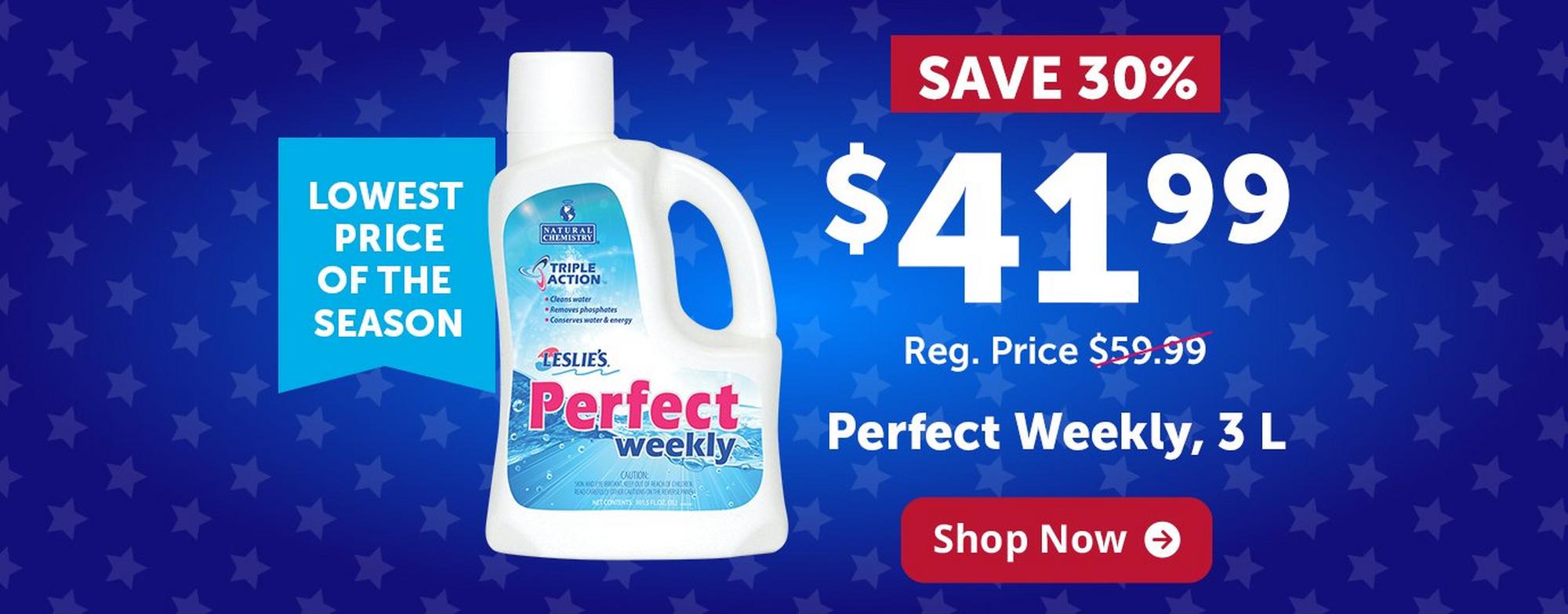 30% Off Perfect Weekly