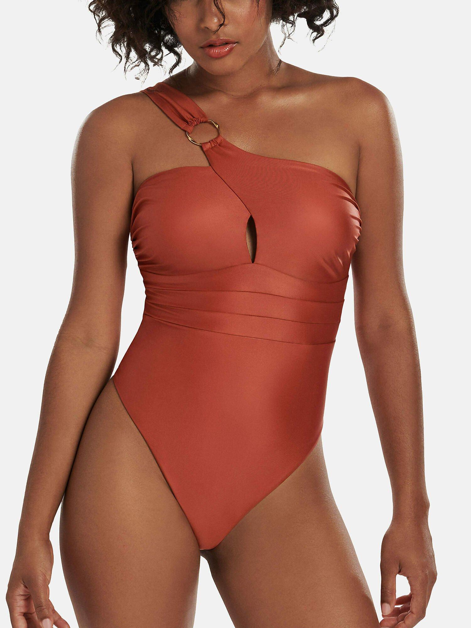 Lisca Maillot De Bain Une Pi Ce Asym Trique Sans Armatures Jordan