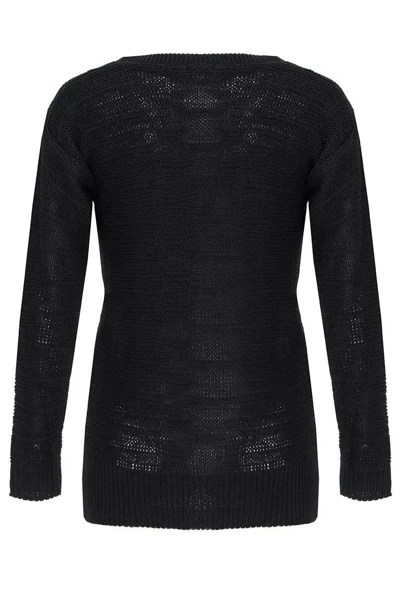 Black Long Sleeve Jumper