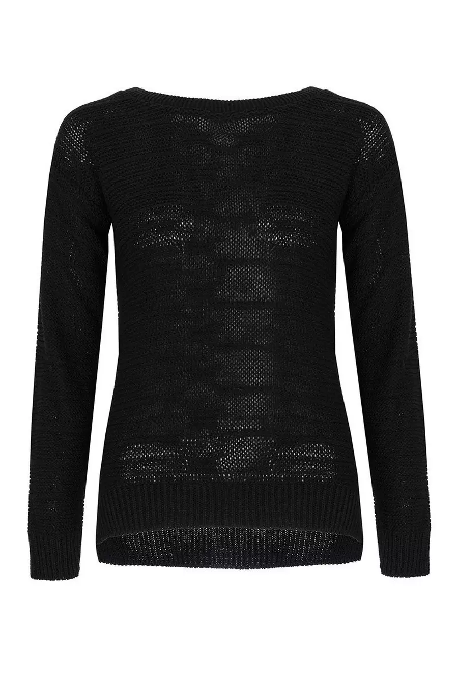 Black long sleeve jumper sale