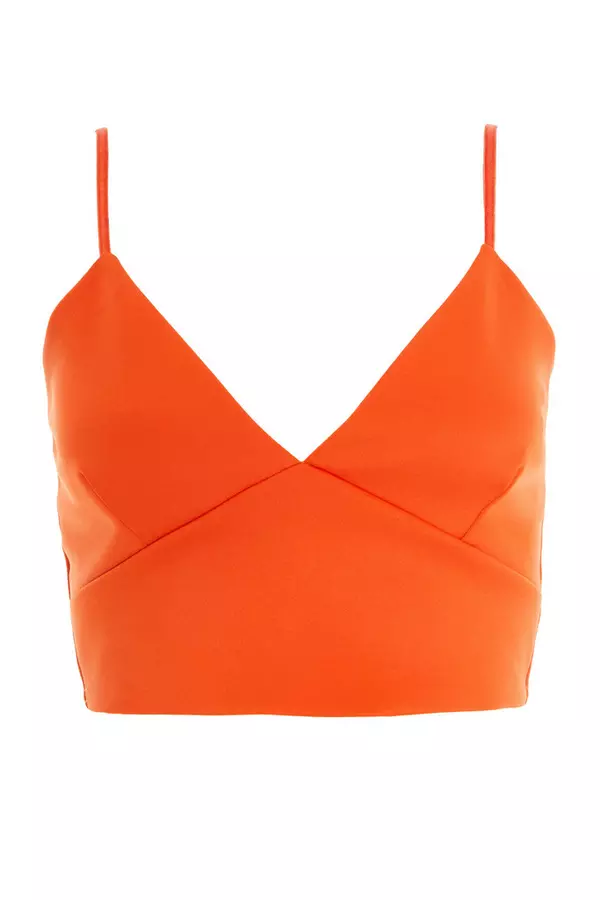 Orange Crop Top