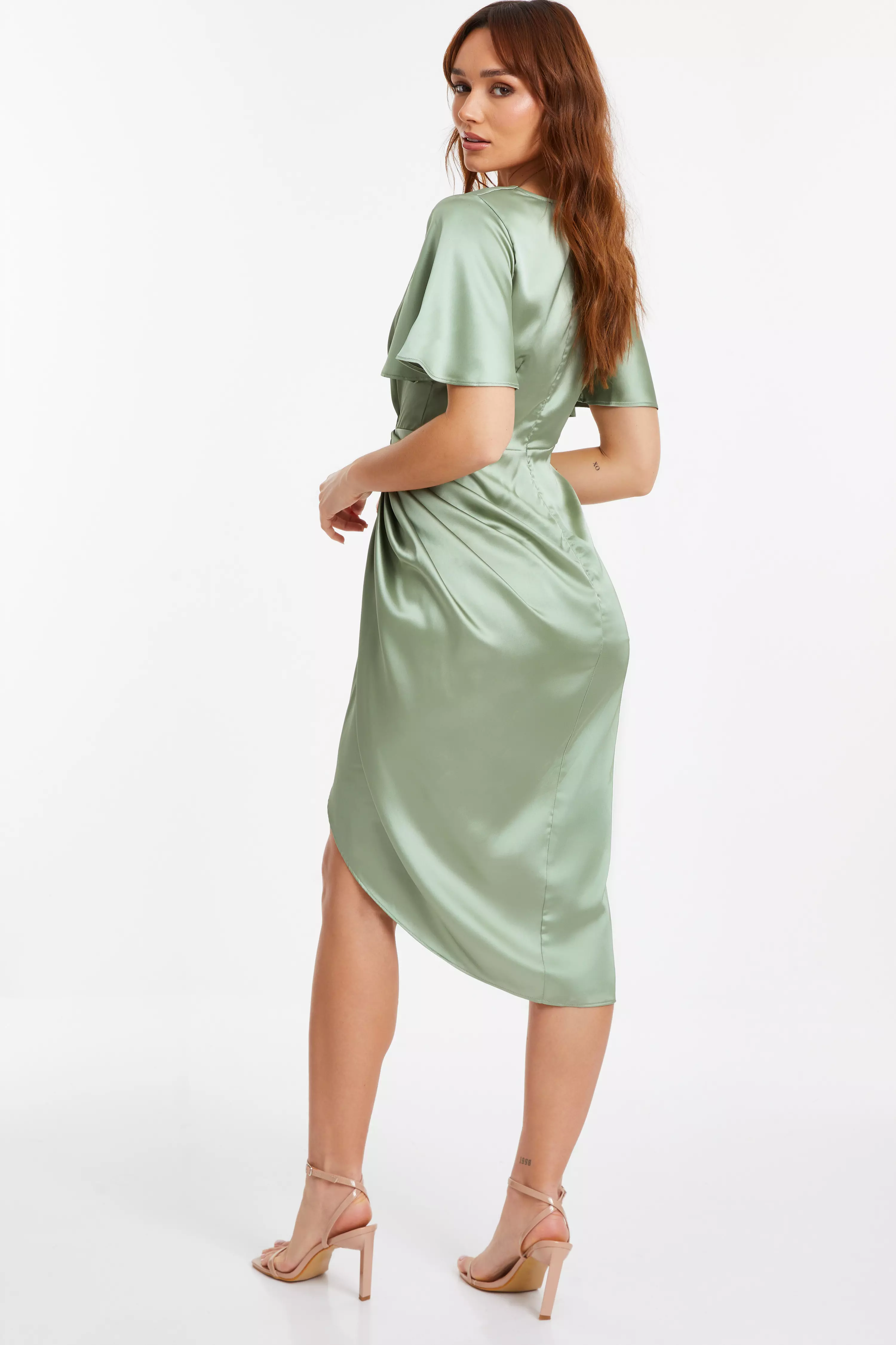 Jade Green Sequin Embellished Maxi Dress, SilkFred US