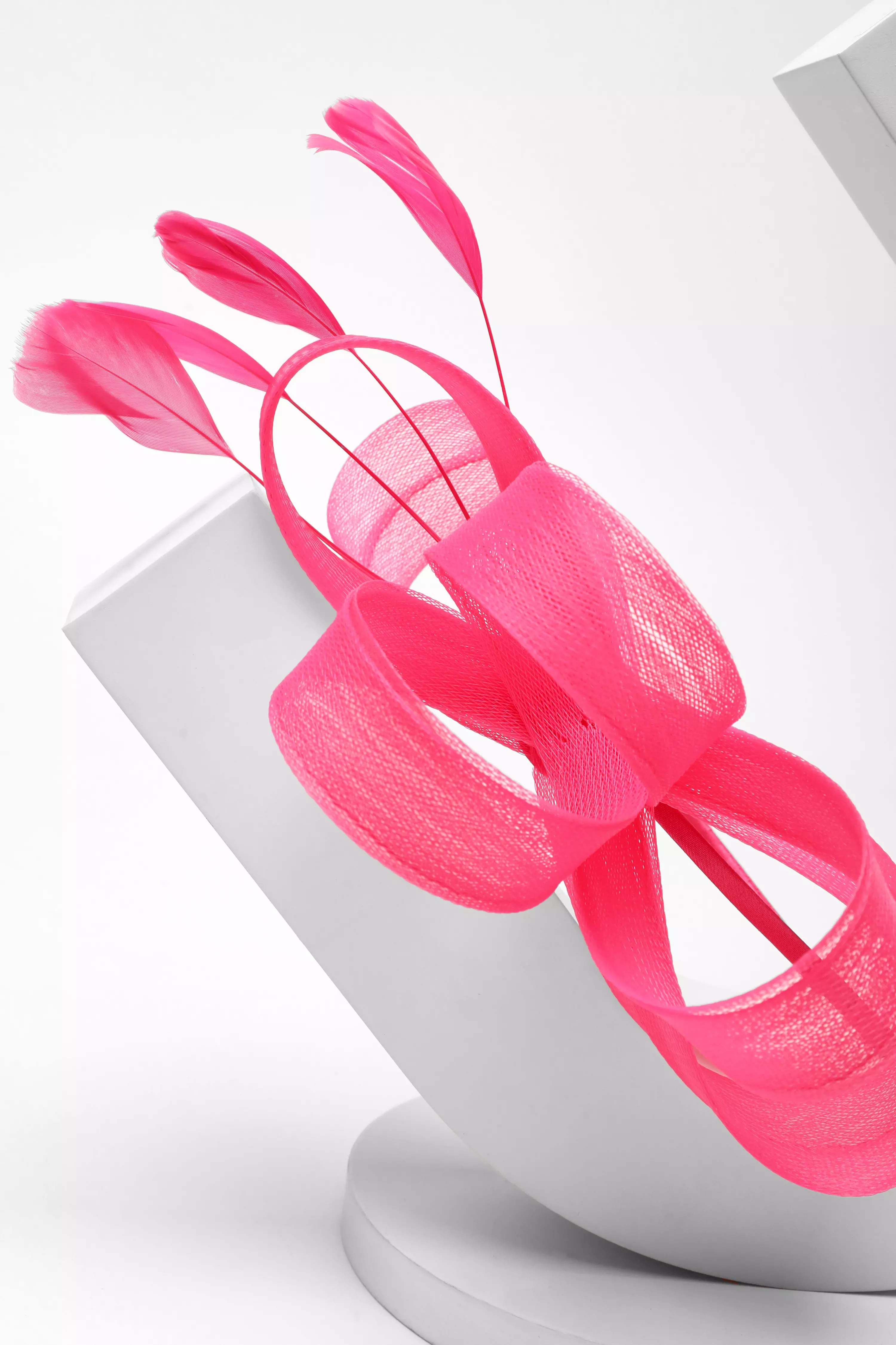 Pink Loop Headband Fascinator