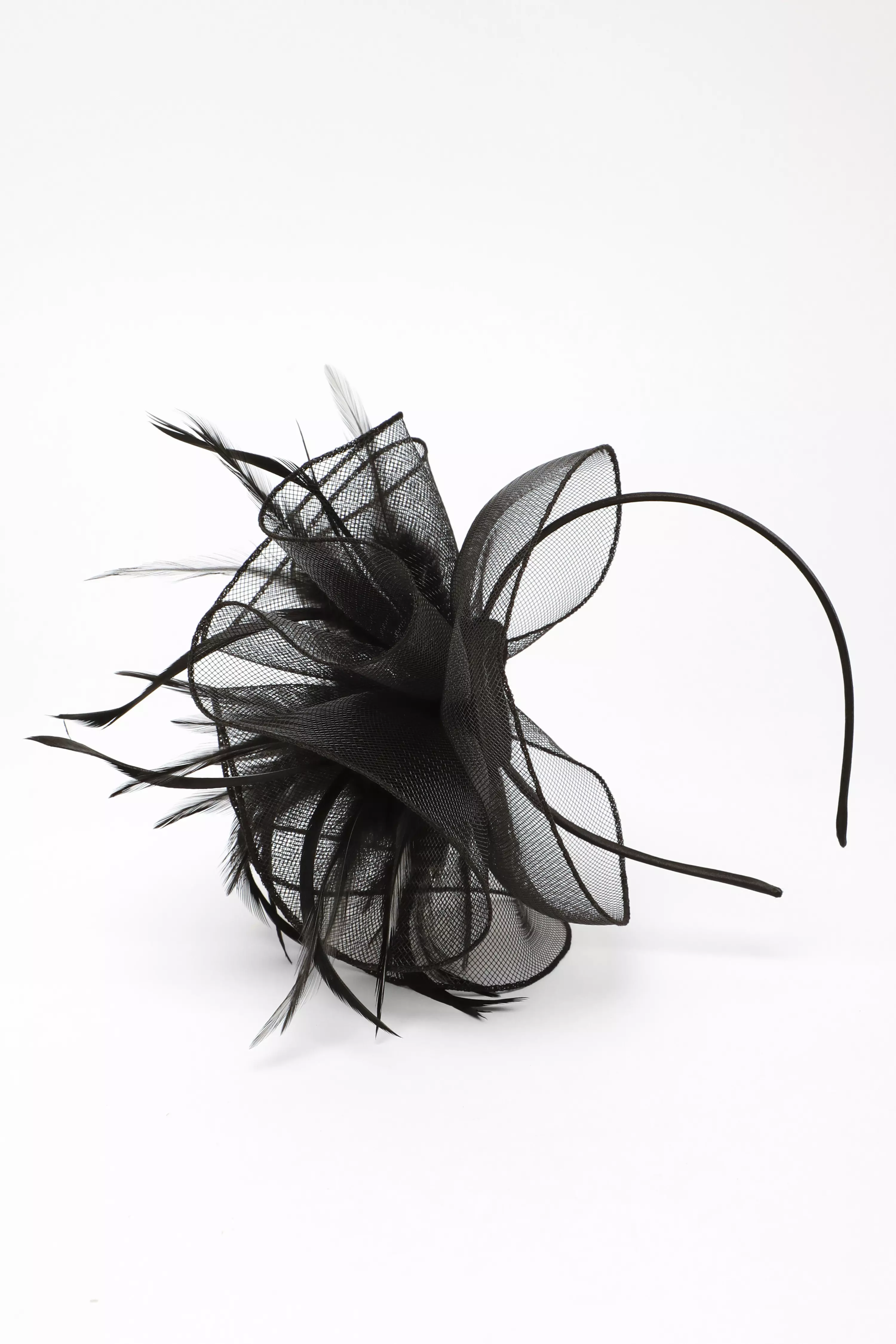 Black Feather Headband Fascinator