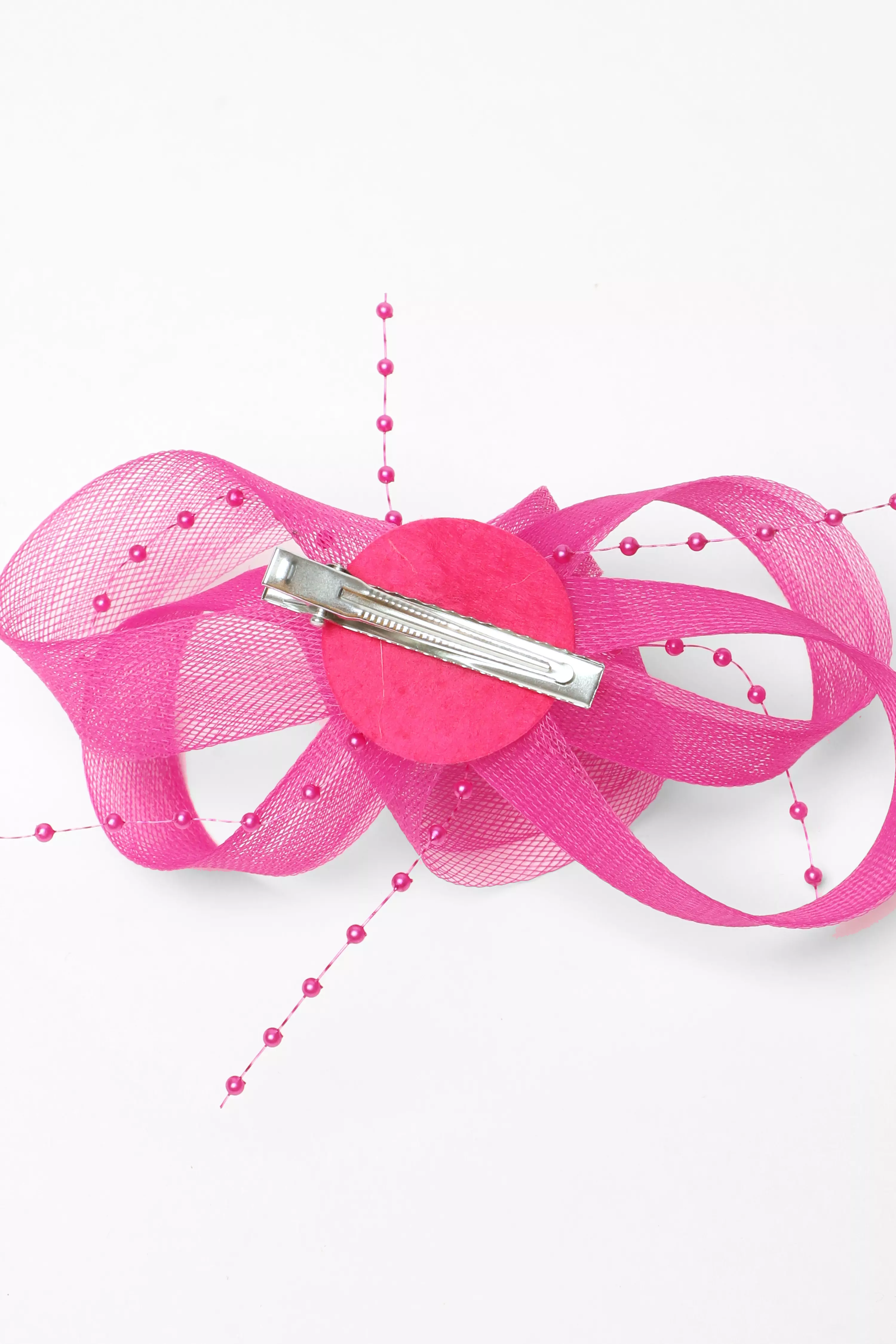 Fuchsia Small Loop Clip Fascinator