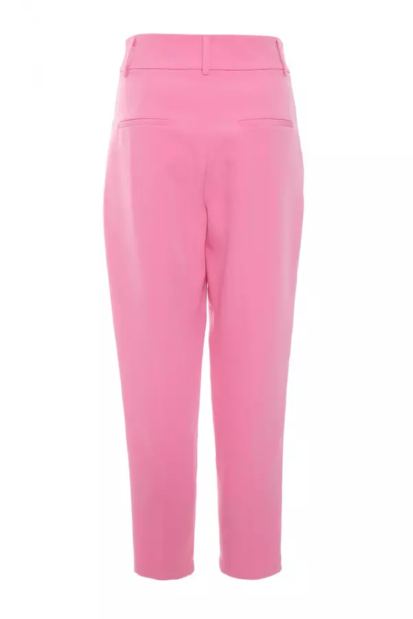 Petite Pink Tailored Trousers