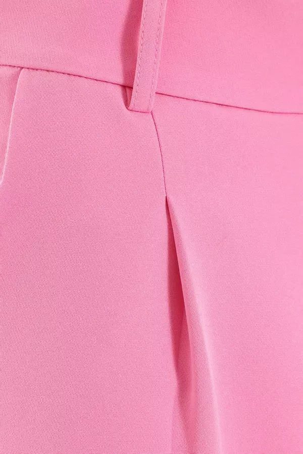 Petite Pink Tailored Trousers