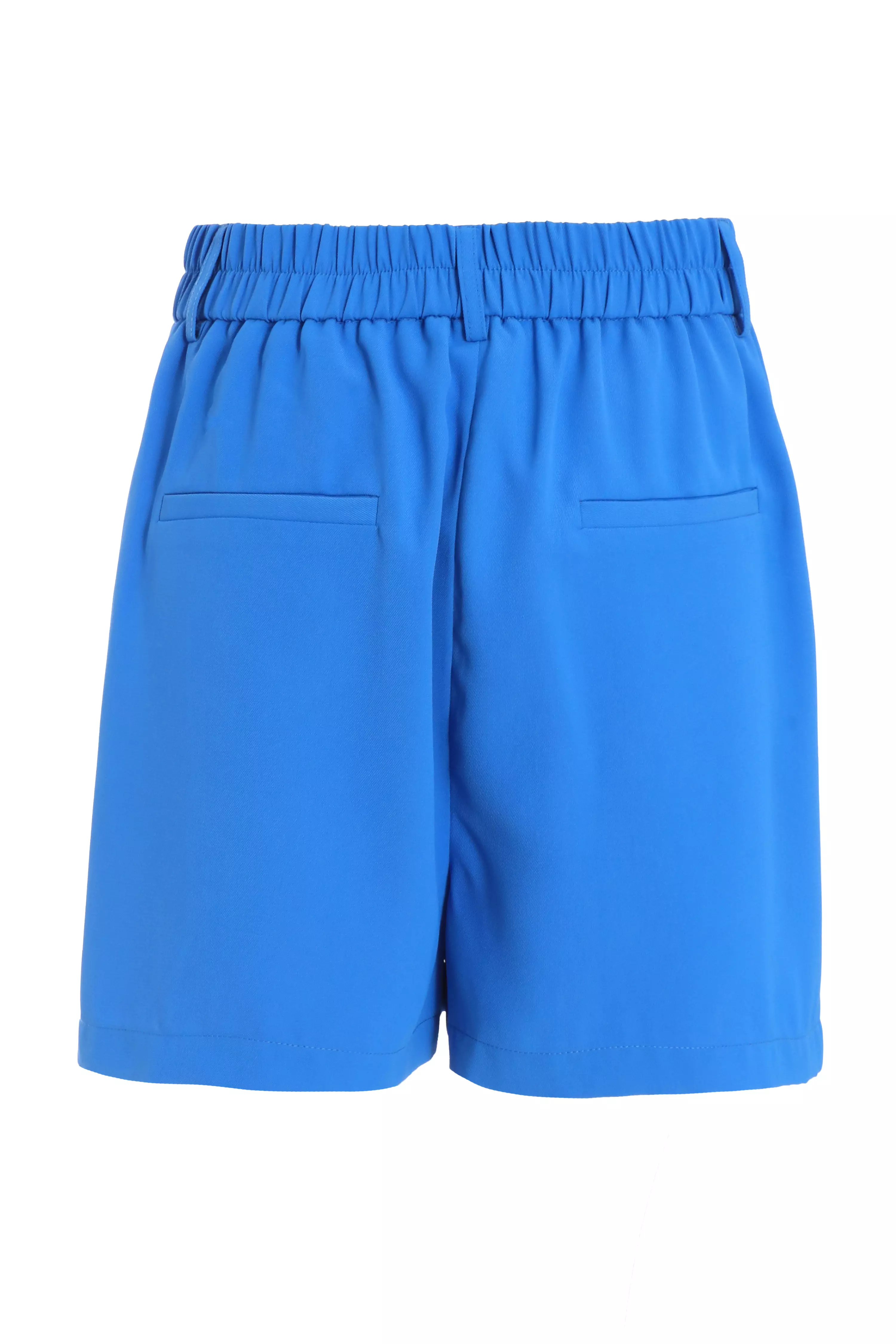 Blue Tailored Shorts